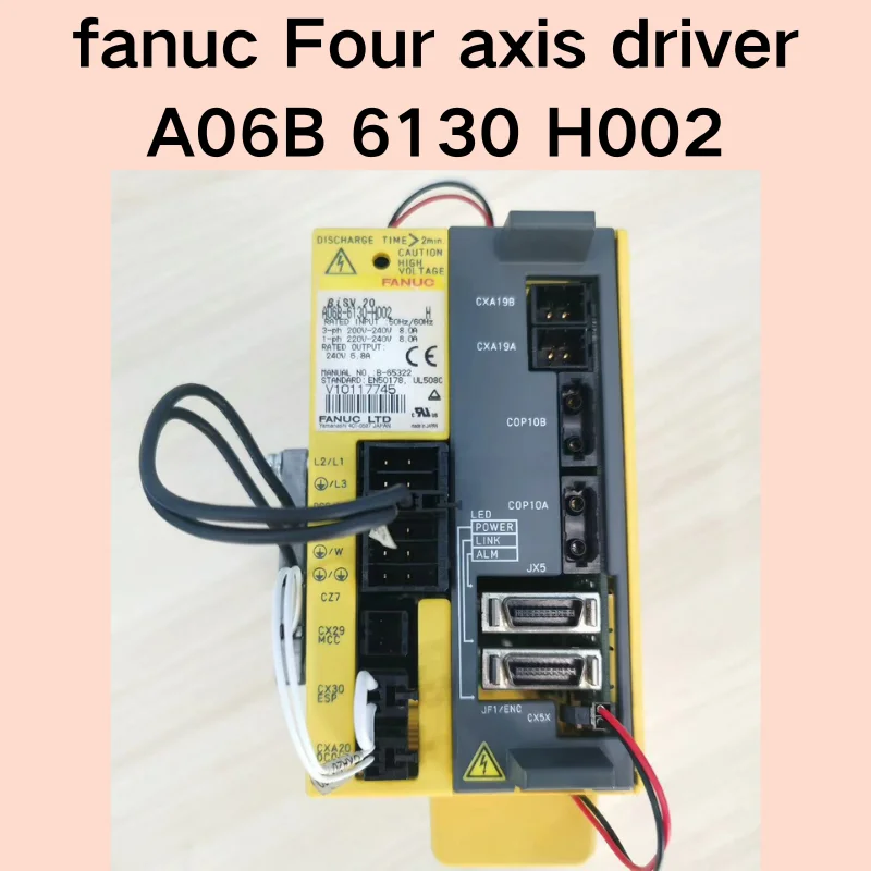 Second  hand fanuc Four axis driver A06B 6130 H002  test OK