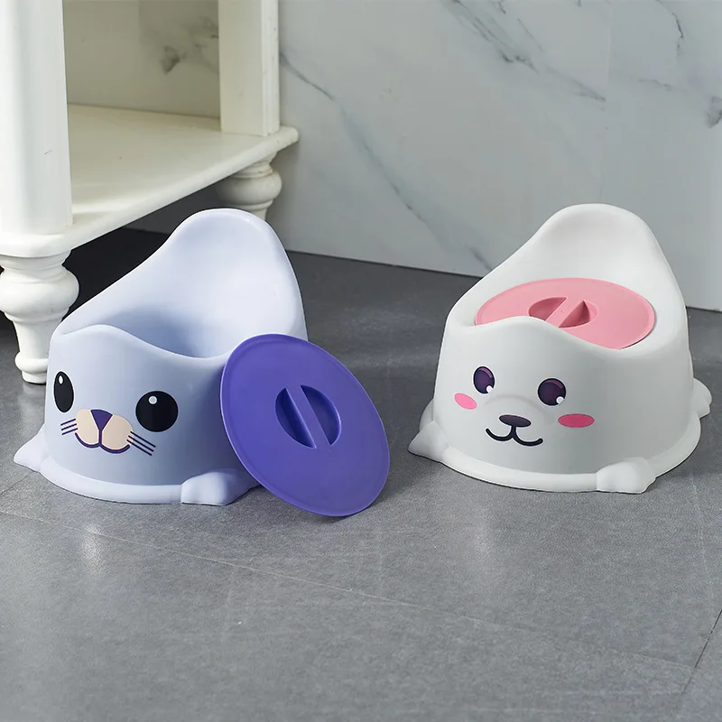 مقعد تدريب قعادة الطفل مع مسند الظهر وعاء محمول للأطفال طفل رضيع المرحاض لطيف قعادة البراز للأولاد