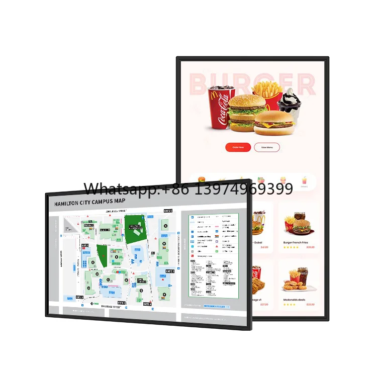 Hot Selling 43 50 55  Inch Shopping Mall Android Digital Capacitive Touch Screen Media Advertising Video Player
