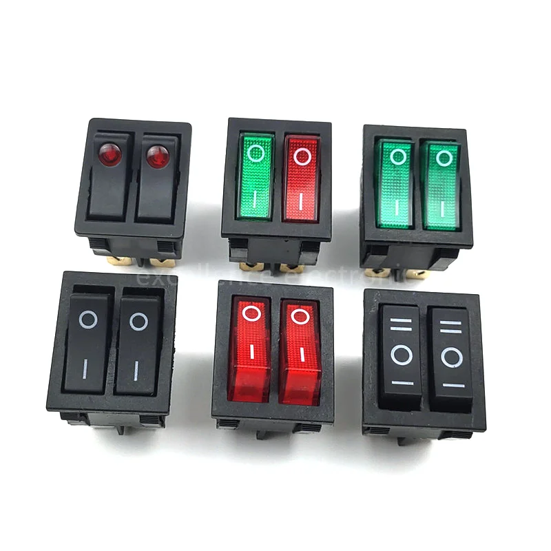 KCD6 Interruptor Basculante Doble 16A 250V Impermeable Barco - imagen 2