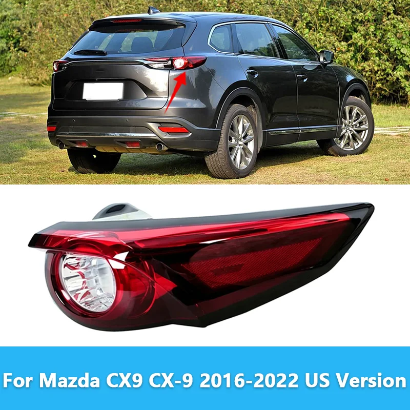 For Mazda CX9 CX-9 2016-2022 US Version Tail Lights Rear Lamp Turn Signal Lamp