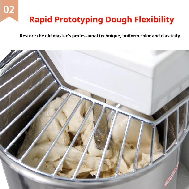 Double speed double action dough mixer commercial multi-function chef machine dough mixer bread dough mixer kneading machine