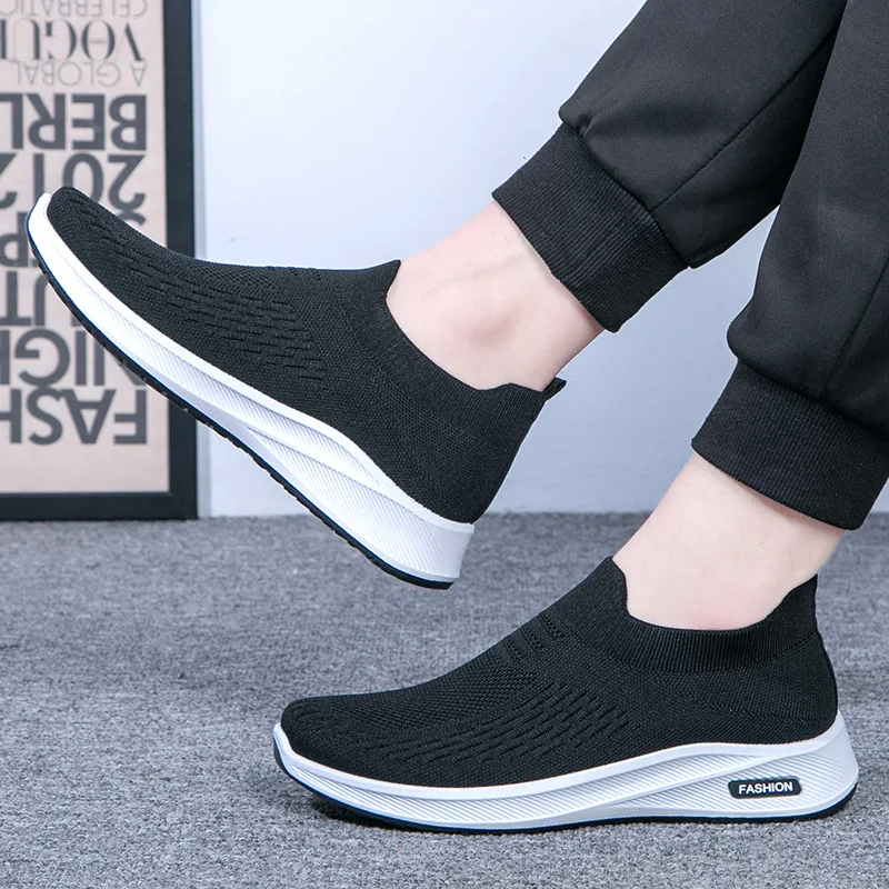 

Spring New Men's Running Sports Shoes, Breathable Single Cloth Shoes, Fashionable and Comfortable Casual Walking Shoes