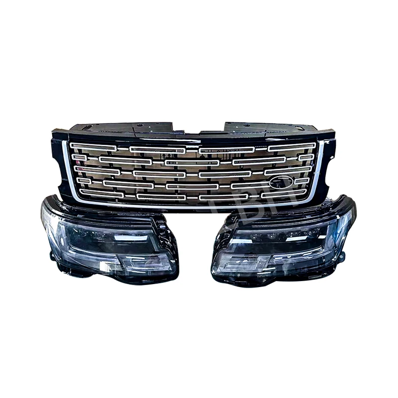 

Fit For 2013-2017 Upgrades 2023 Land Rover Range Rover Vogue L460 LED Headlight Assembly Headlamp Front Bumper Grille Grill