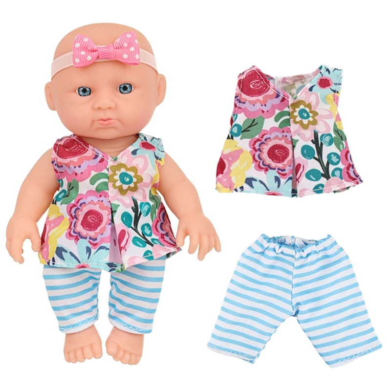 6.5in Da Trắng Reborns Búp Bê Cuộc Sống Giống Như Bé Búp Bê Trẻ Nuôi Dạy Con Cái Trò Chơi Búp Bê Giáo Dục Trẻ Giả Vờ Chơi