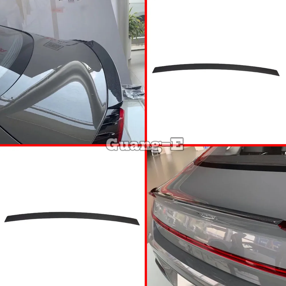 For Hyundai Sonata 10th DN8 2020 2021 2022 2023 Car Cover Body Rear Tail Spoiler Side Triangle Wing Window Bezel Trim Stick 1Pcs