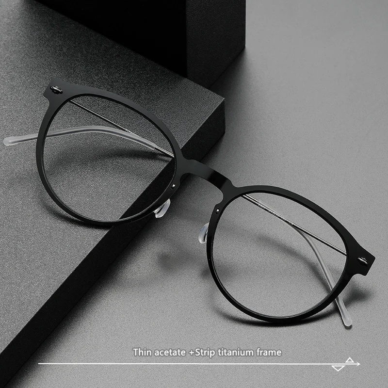 Nordic Style Minimalist Design 4g Ultra-Thin Frame and titanium Temple  Optical eyeglasses NOW. 6603