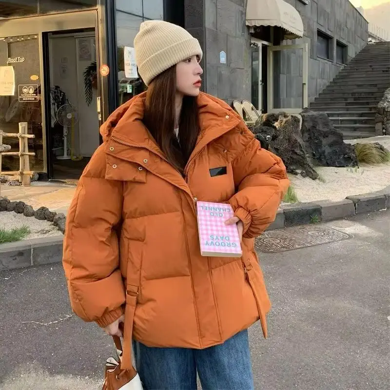 

2024, осенне-зимнее пальто, женские хлопковые пальто Parker, новинка, большие размеры, утепленная модная повседневная ветрозащитная куртка с капюшоном, сохраняющая тепло