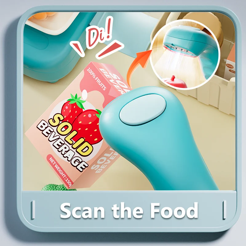 YIMI caisse enregistreuse jouets enfant semblant jouer jouet jeu d'achat supermarché calculatrice d'épicerie avec son