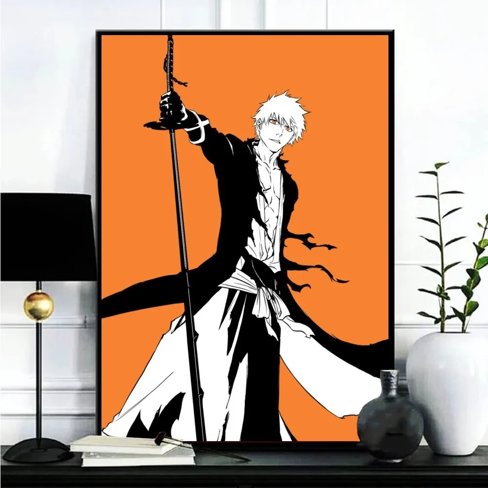 Bleach Thousand-Year Blood War Poster Gallery Prints Self Adhesive  Home Decor Decoration Wall Decals Living Room Sticker