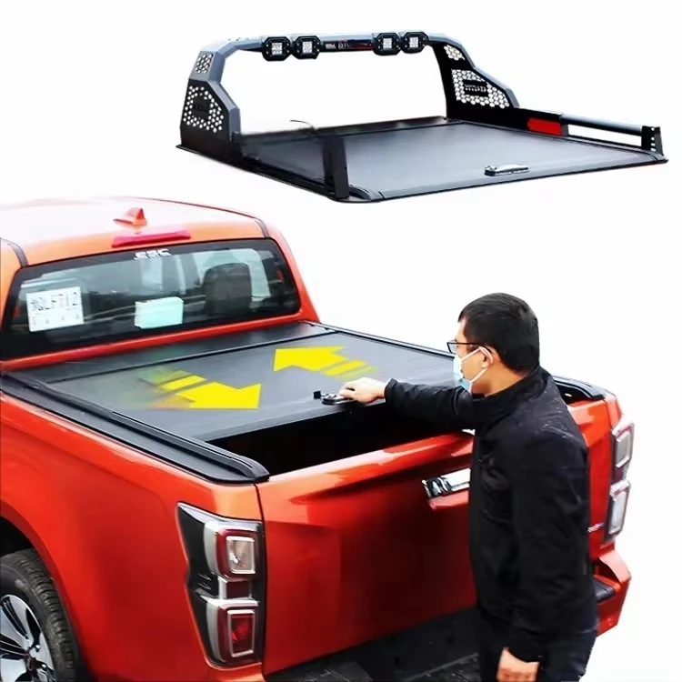 Factory Direct 4X4 Pickup Roller Lid Manual Roller Shutter Cover Tonneau Cover for Mitsubishi Triton HILUX REVO