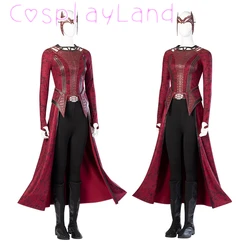 Halloween Wanda Cosplay Maximoff Costume Strange In Multiverse of Madness Witch Outfit Accessories Scarlet Dress Custom Made