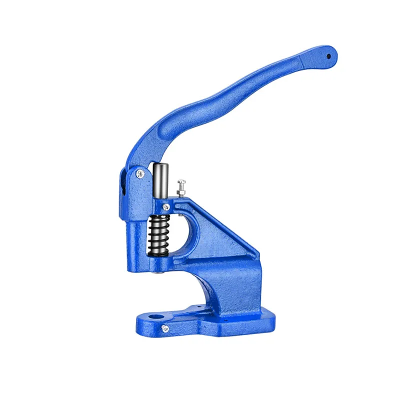 Heavy Duty Hand Press Grommet Eyelet Machine Hole Punch Tool Kit Including Grommet Machine Sliver Grommets Snap Buttons Craft