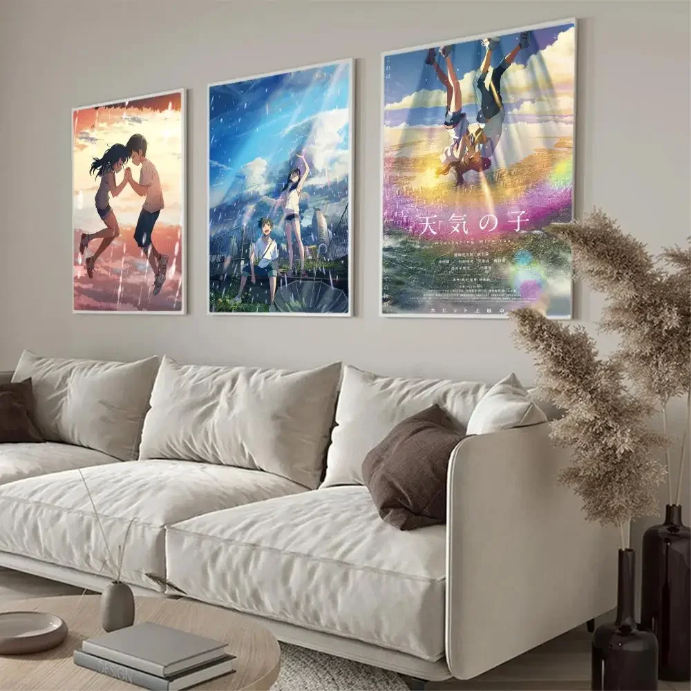 

Japanese with You Weathering Anime Poster Anime Posters Sticky HD Quality Poster Wall Art Painting Study Wall Decor