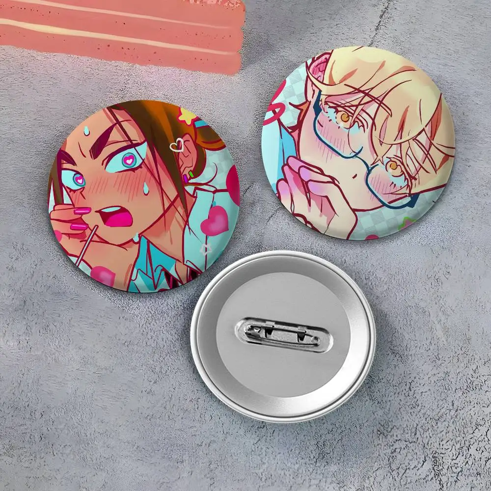 الغريبة المرحلة ميزي Sua Hyuna Luka شارات مستديرة رائعة شارة دبابيس الإبداعية للملابس قبعة ظهره هدية اكسسوارات #2