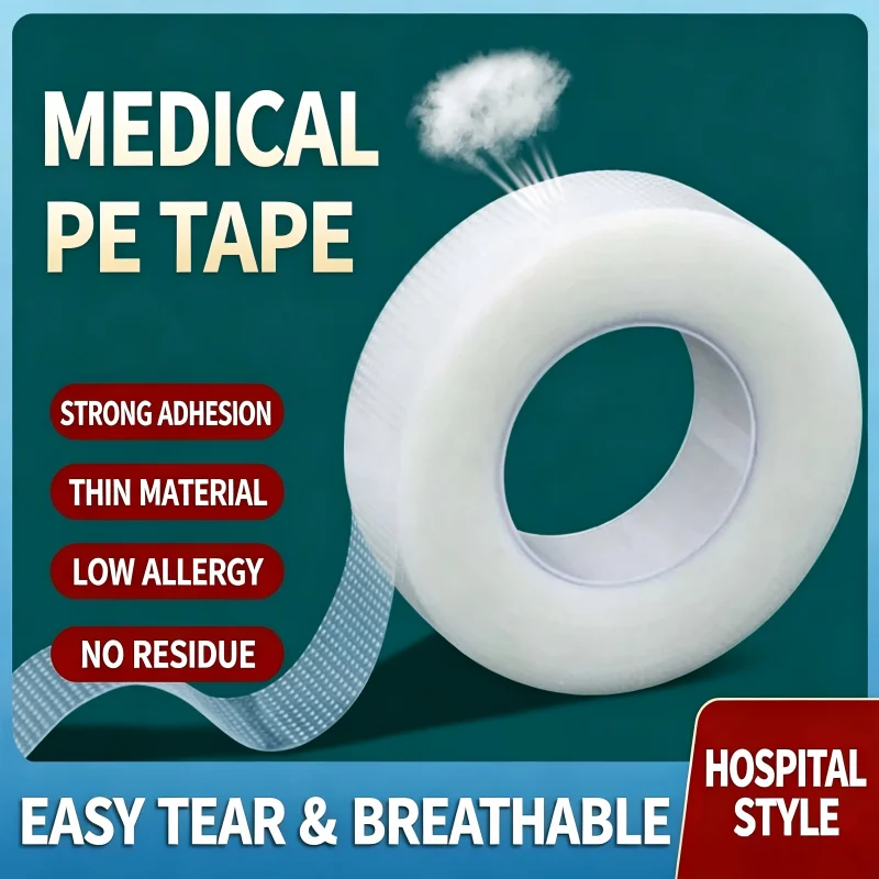 Medical PE Pressure-sensitive Adhesive Tape Breathable Mesh Transparent Easy To Tear Convenient High-quality Beauty Tape