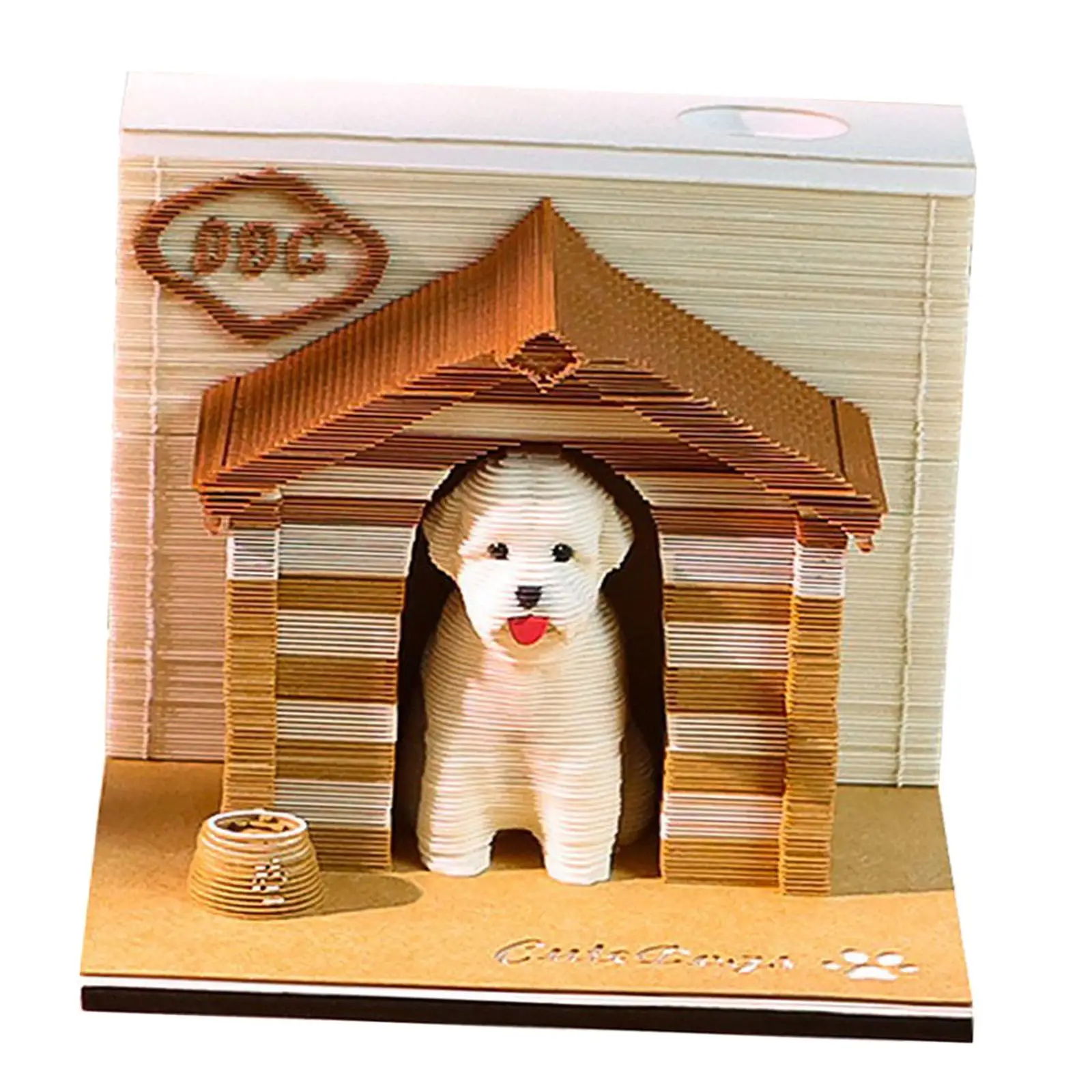 لوحة مذكرة ثلاثية الأبعاد إبداعية 240 صفحة لعيد الشكر في المكتب