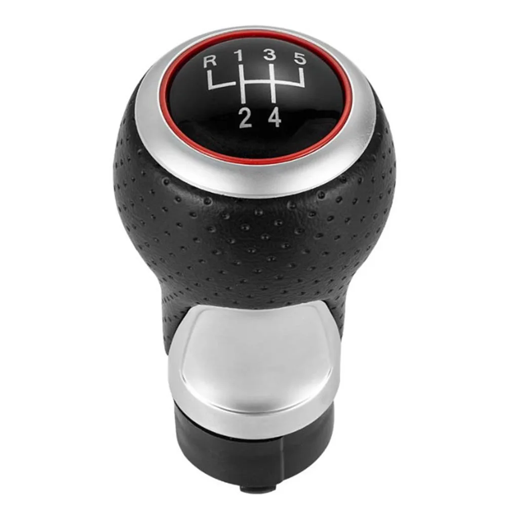 

Vehicle Shifting Needs 5 6 Speed Shift Knob Easy Installation Modern Design Quality Plastic And Leather Stylish Interior Upgrade
