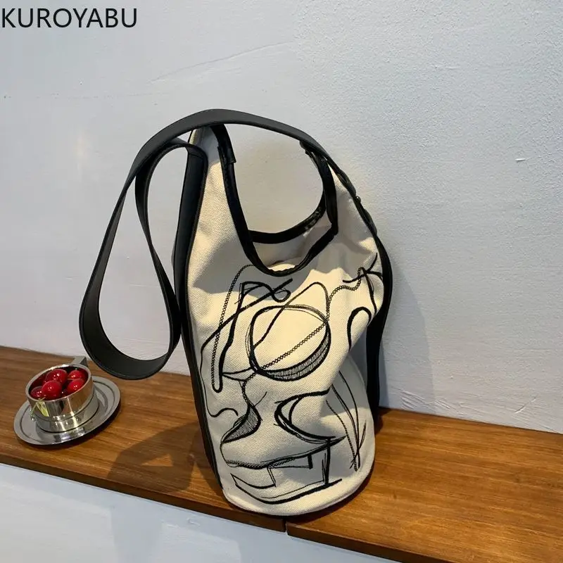 

Print Crossbody Bag Casual Fashion Large Capacity Bags Women Shoulder Bags Female Handbags Casual Bucket Bags Bolsos Para Mujer