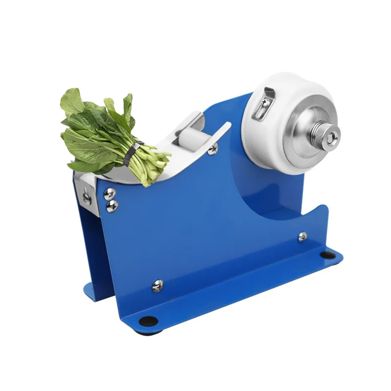 

Manual Supermarket Fresh Vegetable Tying Machine Stainless Steel Small Binding Machine OPP tape Strapping Machine