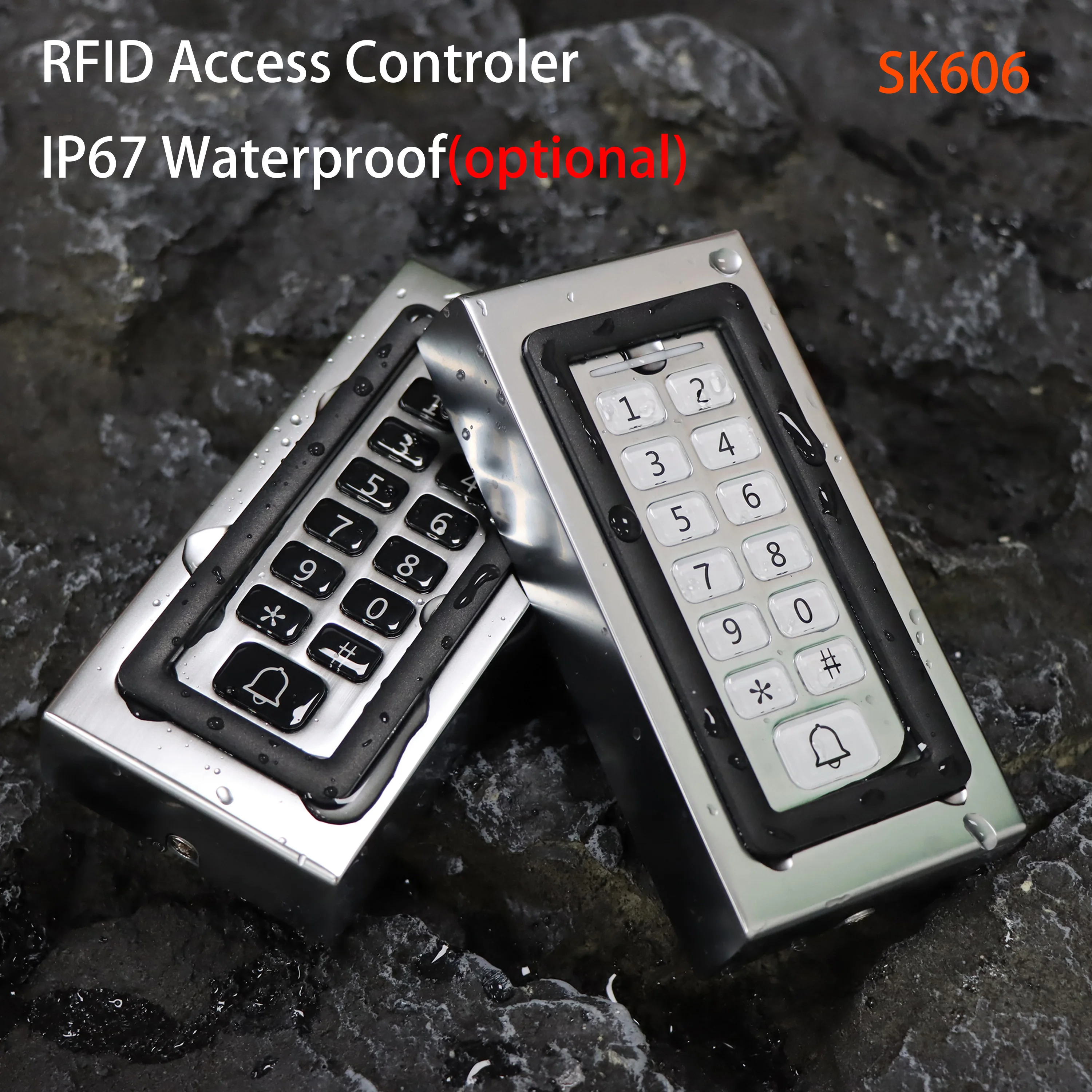 

SK606 RFID система контроля доступа, клавиатура, безопасность, электронное устройство открывания ворот, домашний цифровой для электрических магнитных умных дверных замков