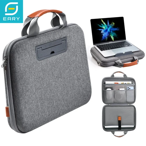 Bolsas para Laptop Eary para Notebooks de 13.3-16.2 polegadas, Maleta Grande para Laptop, Suporte para Tablet iPad para Homens, Negócios, Escritório e Viagens