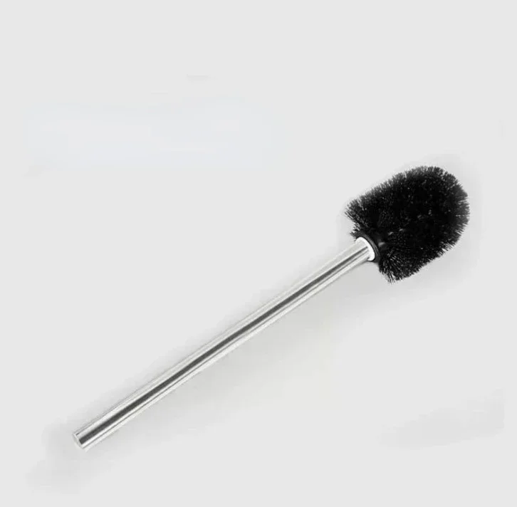 1/2 Stück japanische minimalistische Toilettenbürste mit Edelstahlgriff, Premium-Bürstenkopf für die Badezimmerreinigung – Detail 4