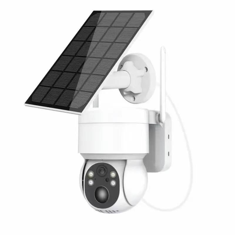 Imagem -06 - Câmera de Vigilância Impermeável ao ar Livre do Painel Solar Visão Noturna hd Proteção de Segurança sem Fio Cctv Wi-fi Ptz Icsee