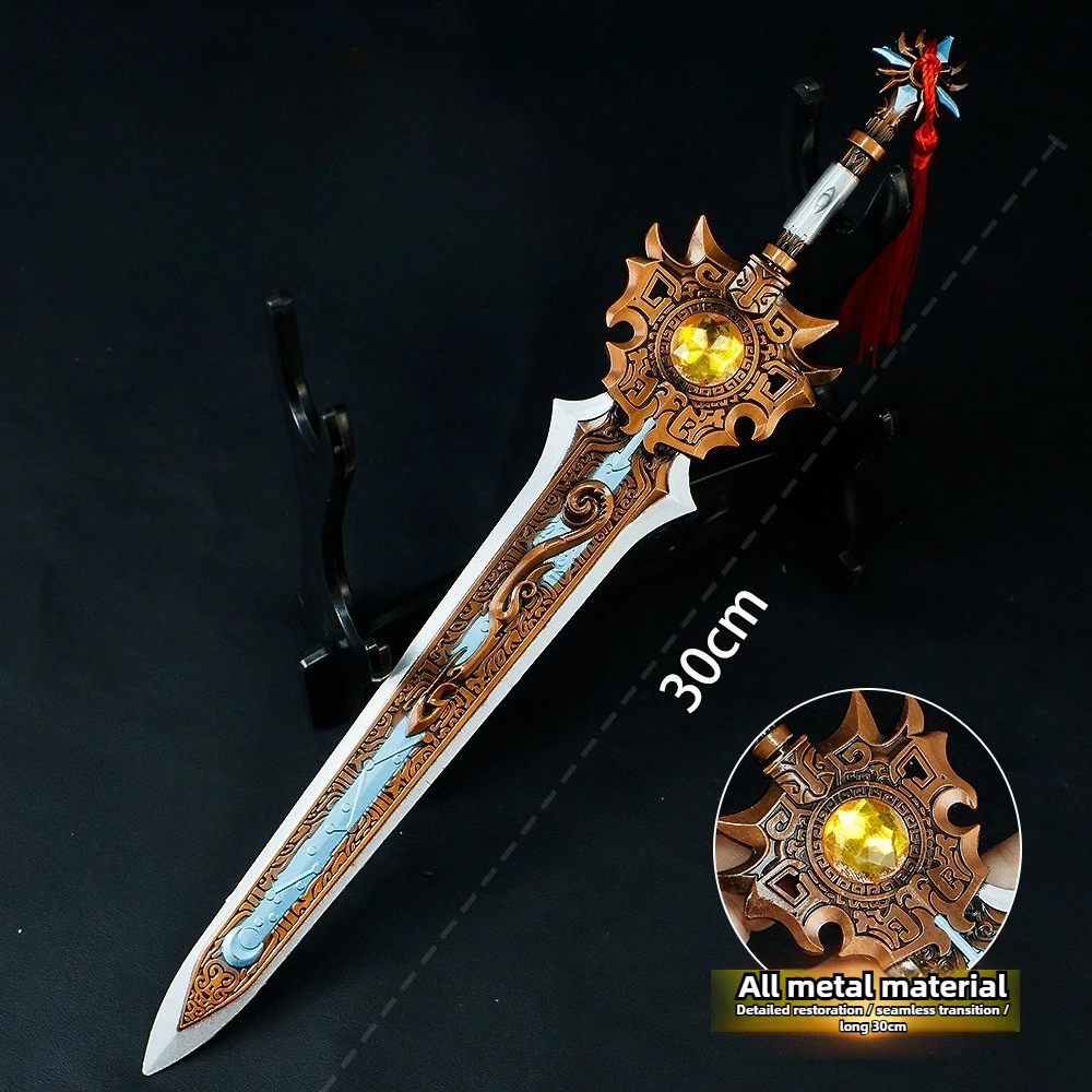 30 cm Game Perifere China Xuanyuan Oude Zwaard wapens Model Cosplay Prop Speelgoed mes Desktop Collectible Ornament Jongen Gift