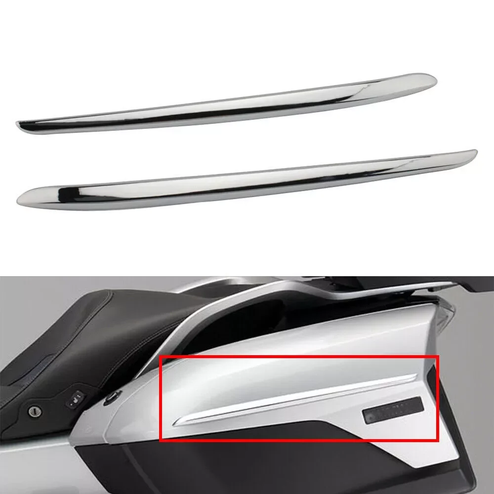 

For BMW K1600GTL K1600 GTL 2011-2022 Motorcycle Back Box Decoration Strip Rear Side Tank Trunk Panel Cover Fairing Trim