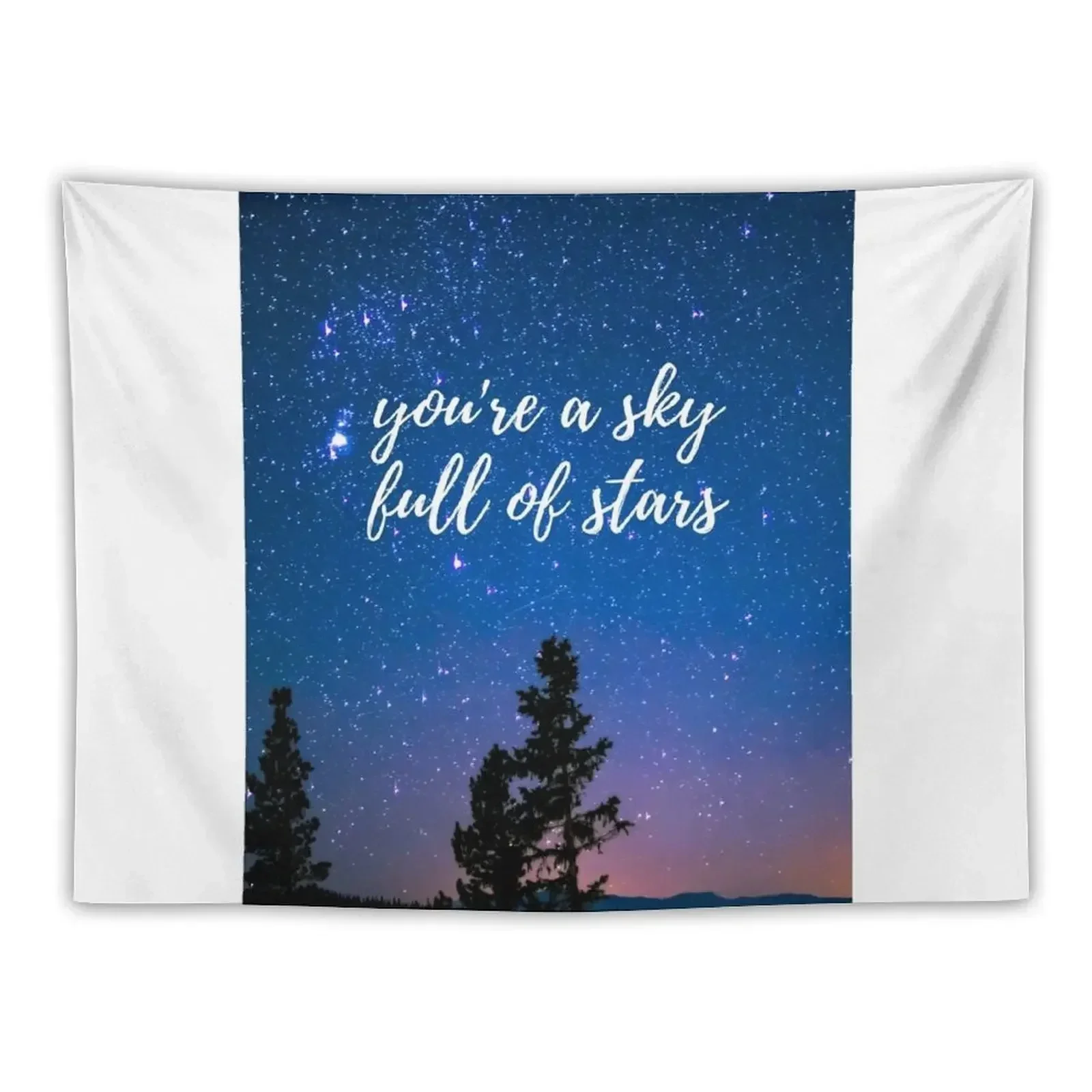 

sky full of stars Tapestry Kawaii Room Decor Wall Decor Hanging Wall Deco Home Decoration Tapestry