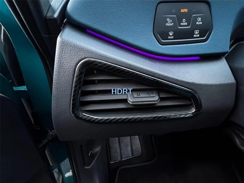 Car Styling Interior Sticker For Volkswagen ID.3 VW ID 3 ID3 2021 + Front Air Outlet Rear USB Water Cup Gear Shift Frame Trim view 2