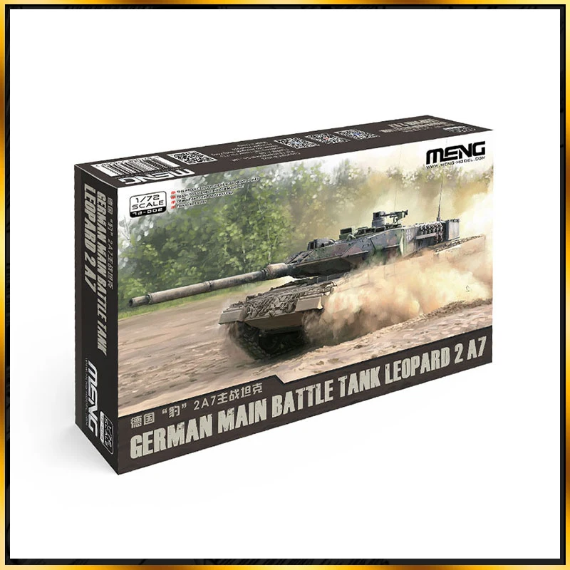 

MENG 1/72 сборная модель немецкого основного боевого танка Leopard 2 A7 72-002 сборка индивидуальной фигуры орнамент детский подарок на день рождения