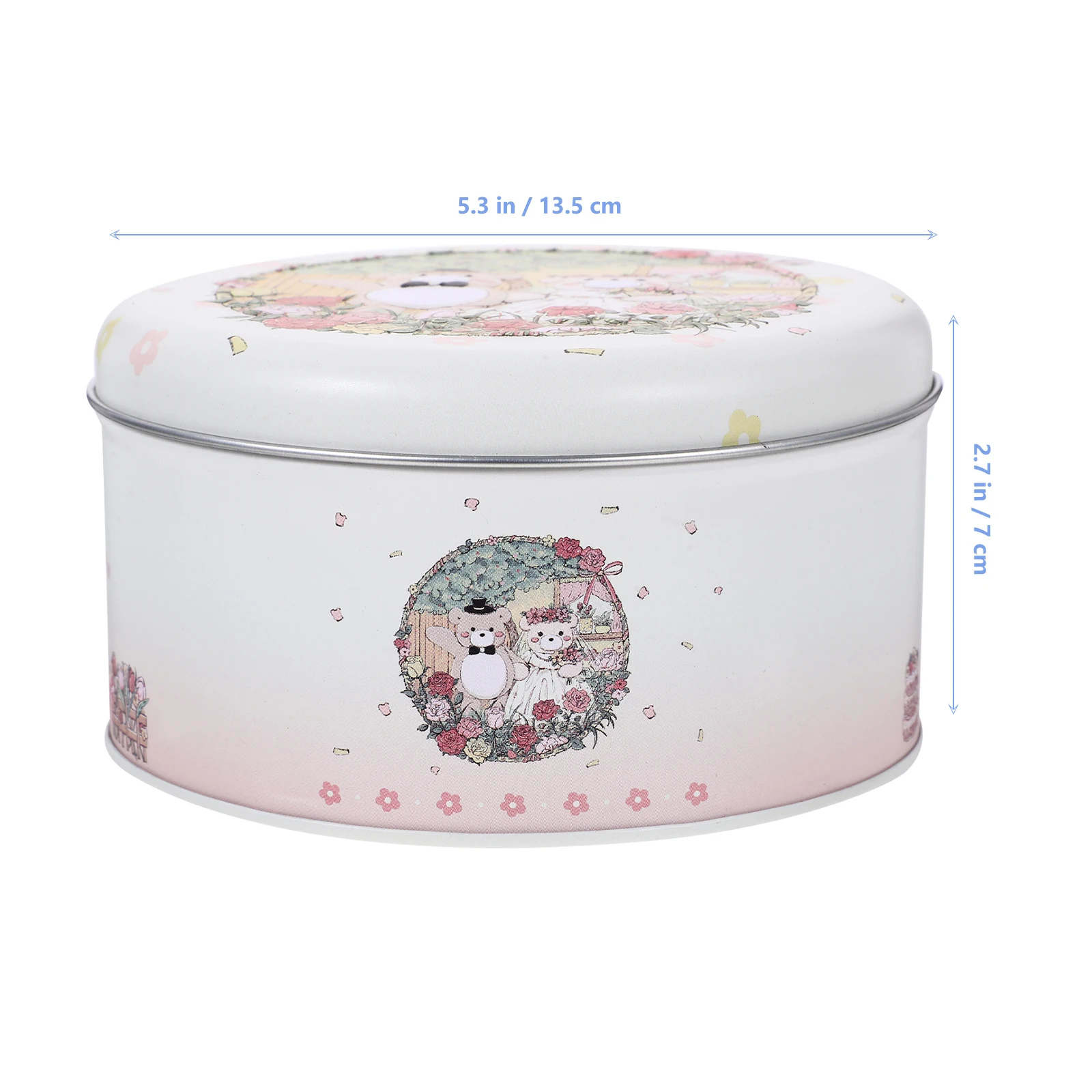 

Gift Packaging Iron Box Candy Container Tin Cookie Containers Festival Biscuit Small Boxes Christmas Tins Storage