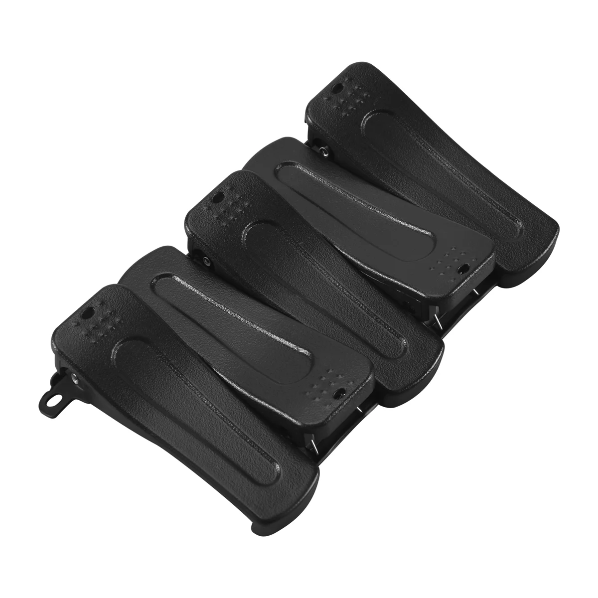 5 uds Clip de cinturón para H777 modelo caliente Radio -666S -777S -888S 666S 777S 888S accesorios de Walkie Talkie abrazaderas negro