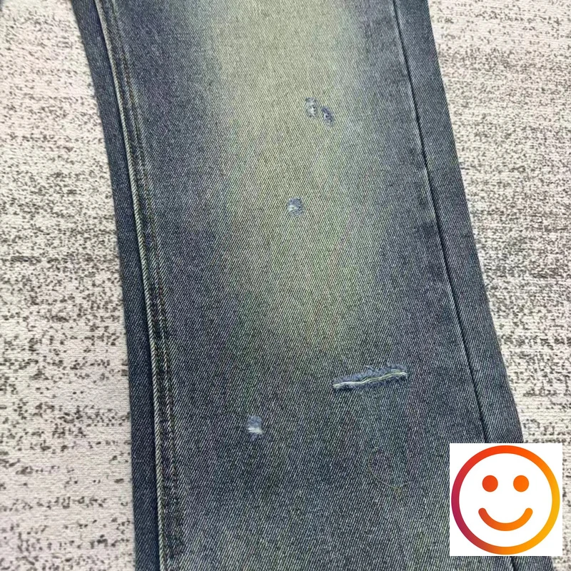 ERD Vintage Wash Cut Damaged Straight Denim Jeans Men Women High Street Pants Cowboy Trousers