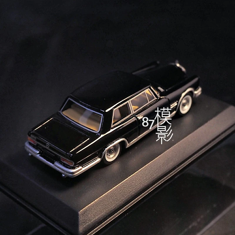 1:87 Diecast Car Model Simulation Benz 600 (W100) Nallinger Classical Retro Cars Model Vehicle Toys  Collection Decoration