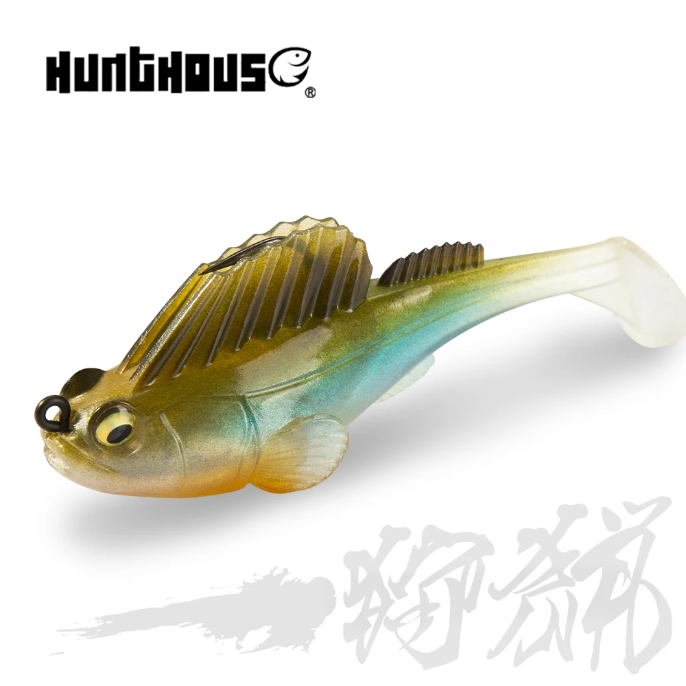 Hunthouse appât souple gabarit enduit leurre de pêche tout l'eau 75mm/21g nageurs pour truite brochet bar alose perche attirail lw226