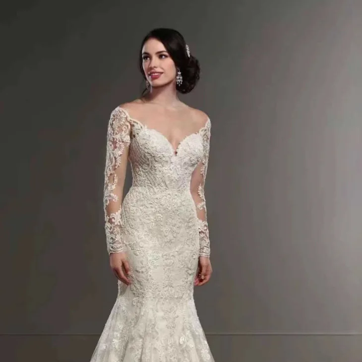 

Новое свадебное платье в корейском стиле, свадебное платье с рыбьим хвостом, официальное