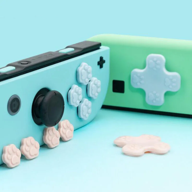 Наклейка для джойстика ABXY X, D-pad Move Cross Direction, для Nintendo Switch, Joy-con, кожаный чехол