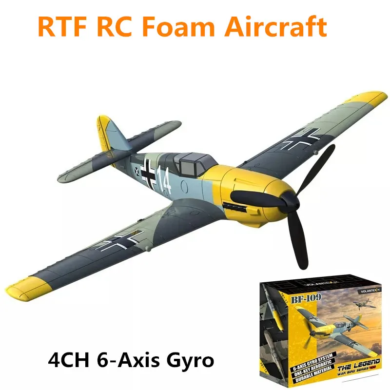 

Remote Control Airplane 6-Axis Gyro One-Key Aerobatic 2.4GHz Radio Controlled Plane 400mm Wingspan EPP Foam Plane For Beginners