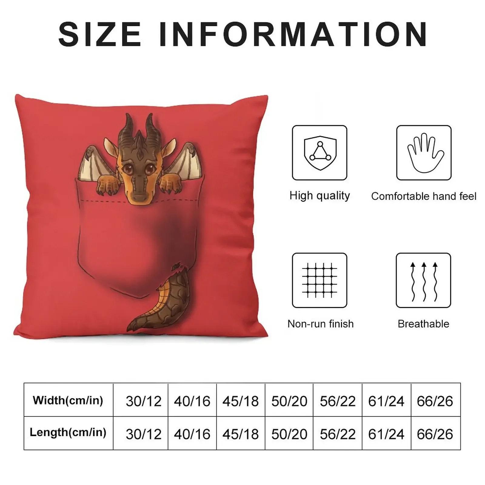 Wings of Fire - Clay Pocket Dragon Throw Pillow Sofa Covers For Living Room Sofa Pillow Cover pillow