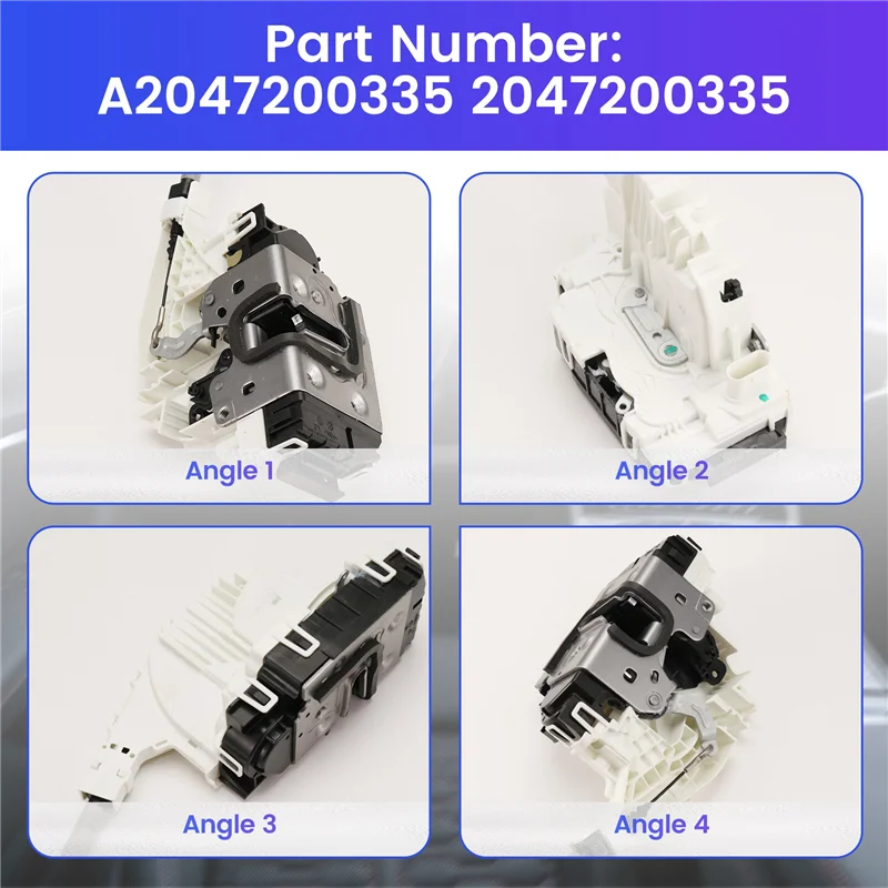

AASS-A2047200335 Привод замка левой двери автомобиля для Mercedes Benz C-Class E-Class GLK-Class 2007-2016 2047200335