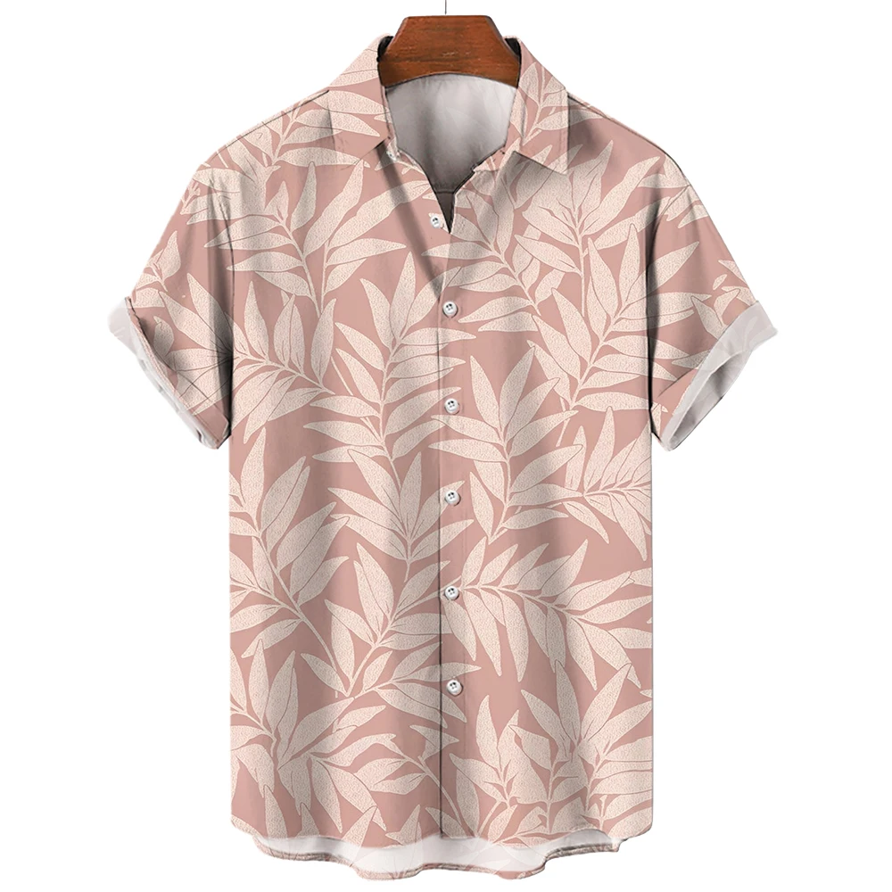 

Summer Men'S Brand Loose Comfortable Cool Hawaiian Shirt 2023 Men'S New Style Fashion 3d Print Short-Sleeved Social Beach Shirt