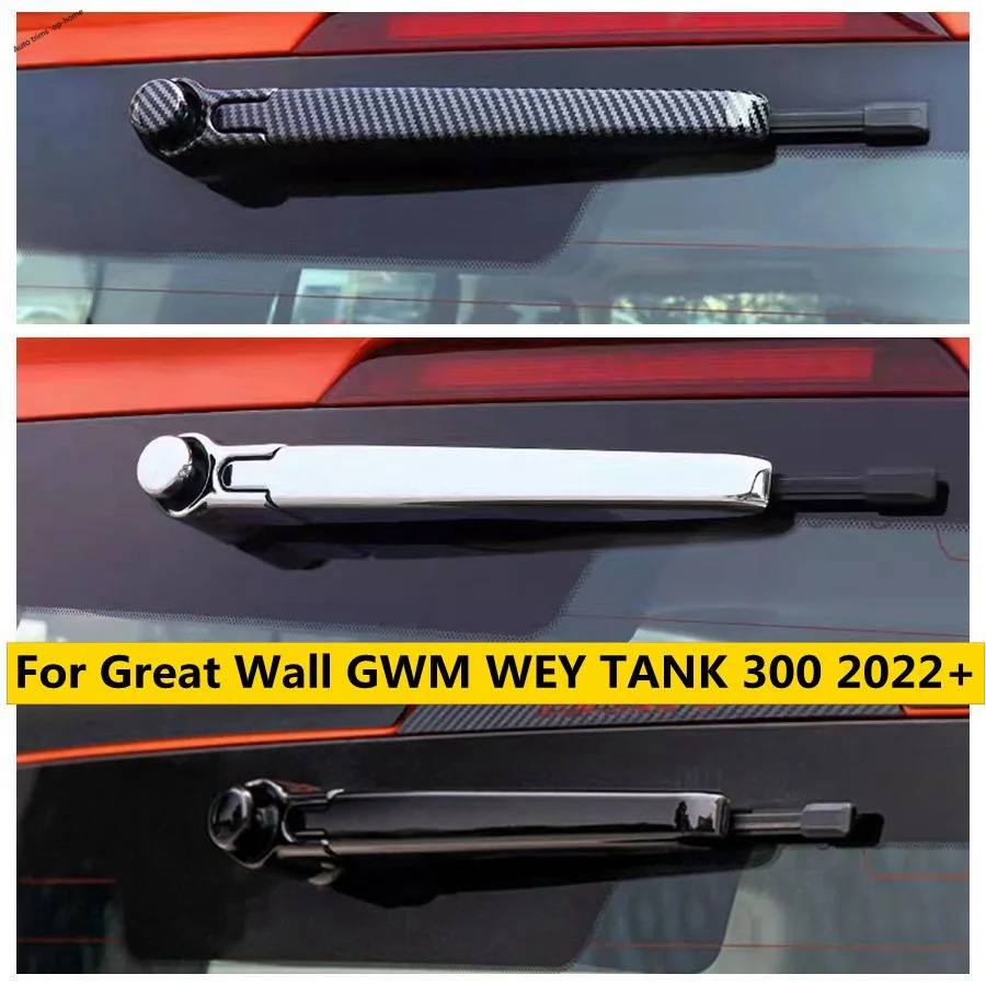 

Rear Windshield Window Windscreen Rain Wiper Cover Trim Fit For Great Wall GWM WEY TANK 300 2022 2023 Exterior Car Accessories