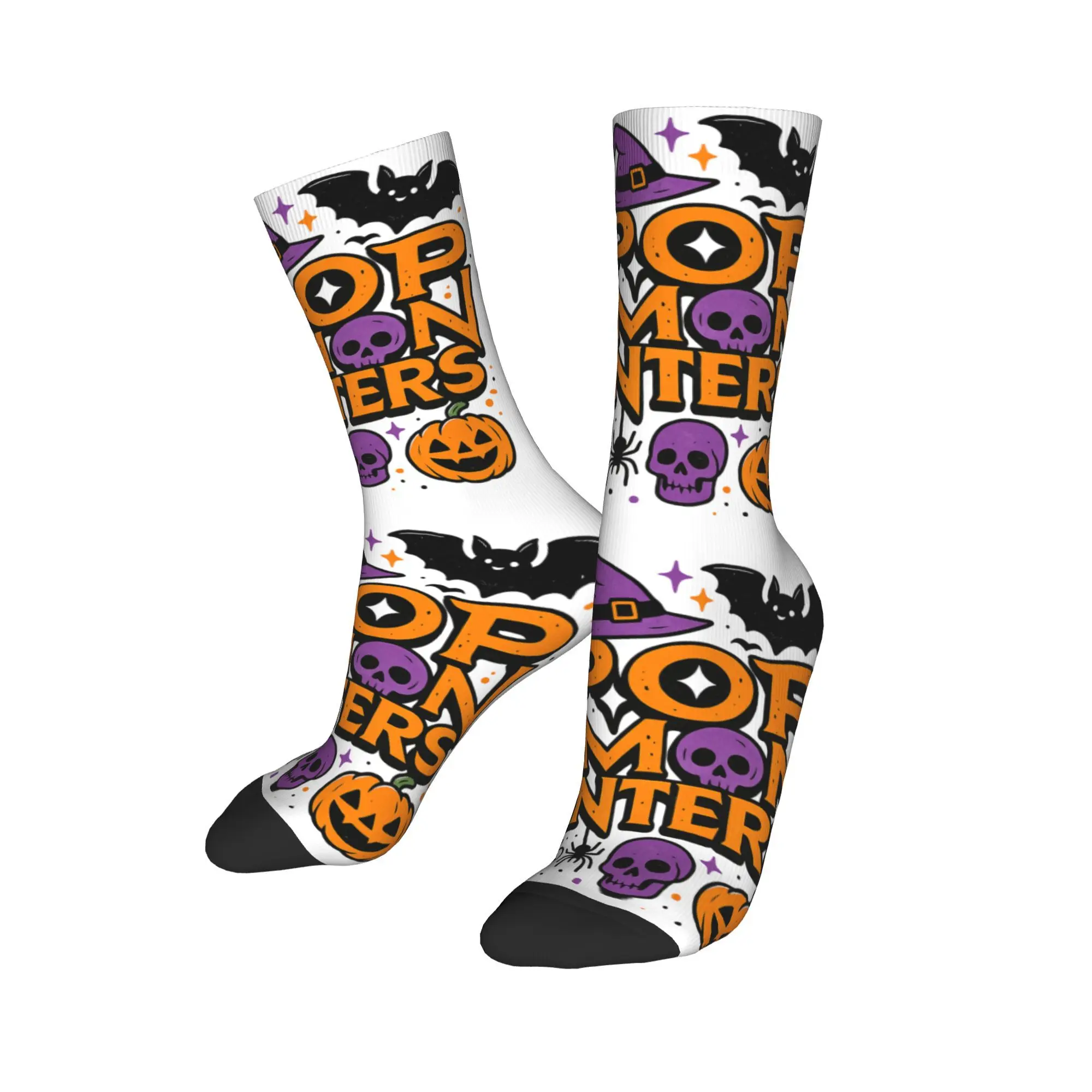 

Happy Funny Men's Socks Harajuku KPop Demon Hunters Halloween Sock Polyester Sport Women's Sock Spring Summer Autumn Winter