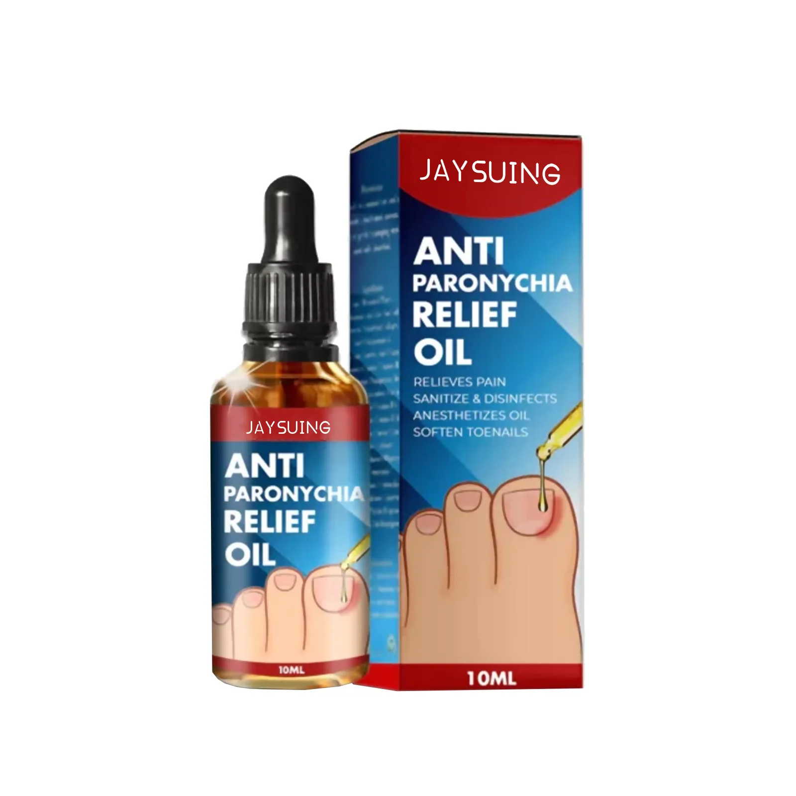 발톱무좀 10ML Ingrown Toenail Drops Ingrown Toenail Relief Oil Portable Ingrown Toenail Removal Drops Essential Oil Solution uñas