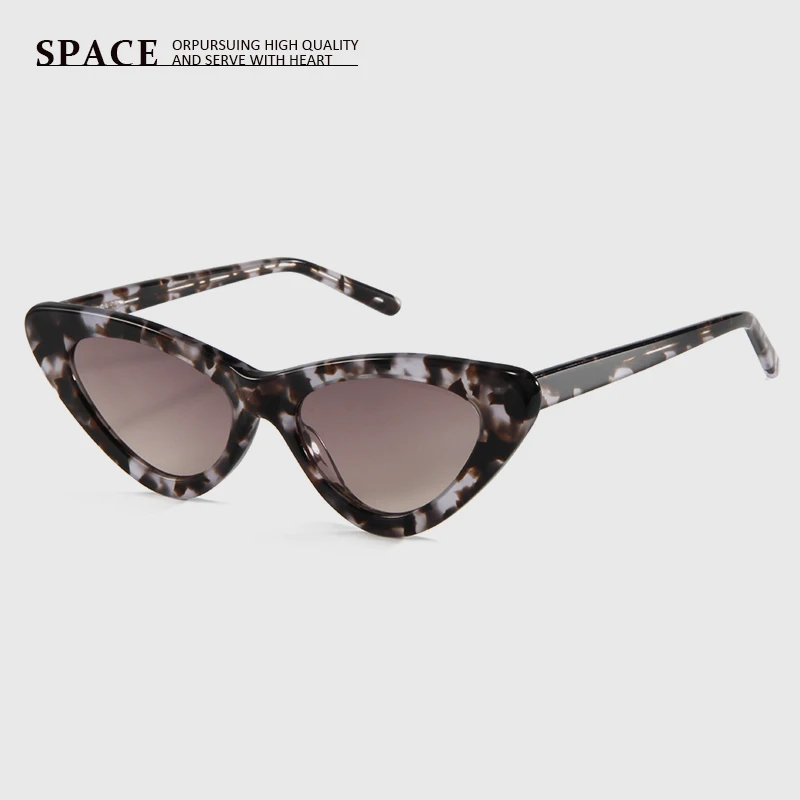 

RT2017 Cat Eye Personalized Luxury Brand Trendy Women Sunglasses Classic Handmade Travel Sunglasses Custom Prescription Lenses