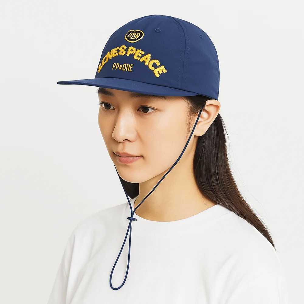 

Fashion Korean Letter Baseball Cap Breathable Cotton Drawstring Baseball Cap Versatile Adjustable Women's Visors Summer
