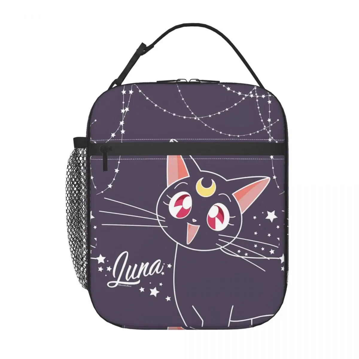 

Lunch Bag Anime Cat Portable Lunch Box For Student Animal Japan School Cooler Bag Cute Oxford Thermal Lunch Bags